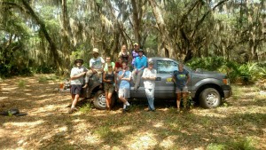 The archaeology field crew at Sapelo Island