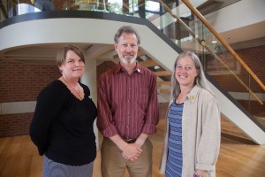 Amanda Bennett, director of honors, Chattanooga State; Greg O’Dea, associate dean of UTC Honors College; and Linda Frost, dean of UTC Honors College