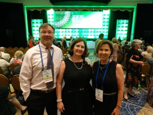 Dr. David Levine, Dr. Nancy Fell, and Dr. Debbie Ingram at APTA