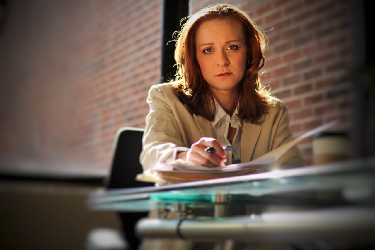 Theatre student Sarah Kay in the UTC Theatre Co. production of Luna Gale.