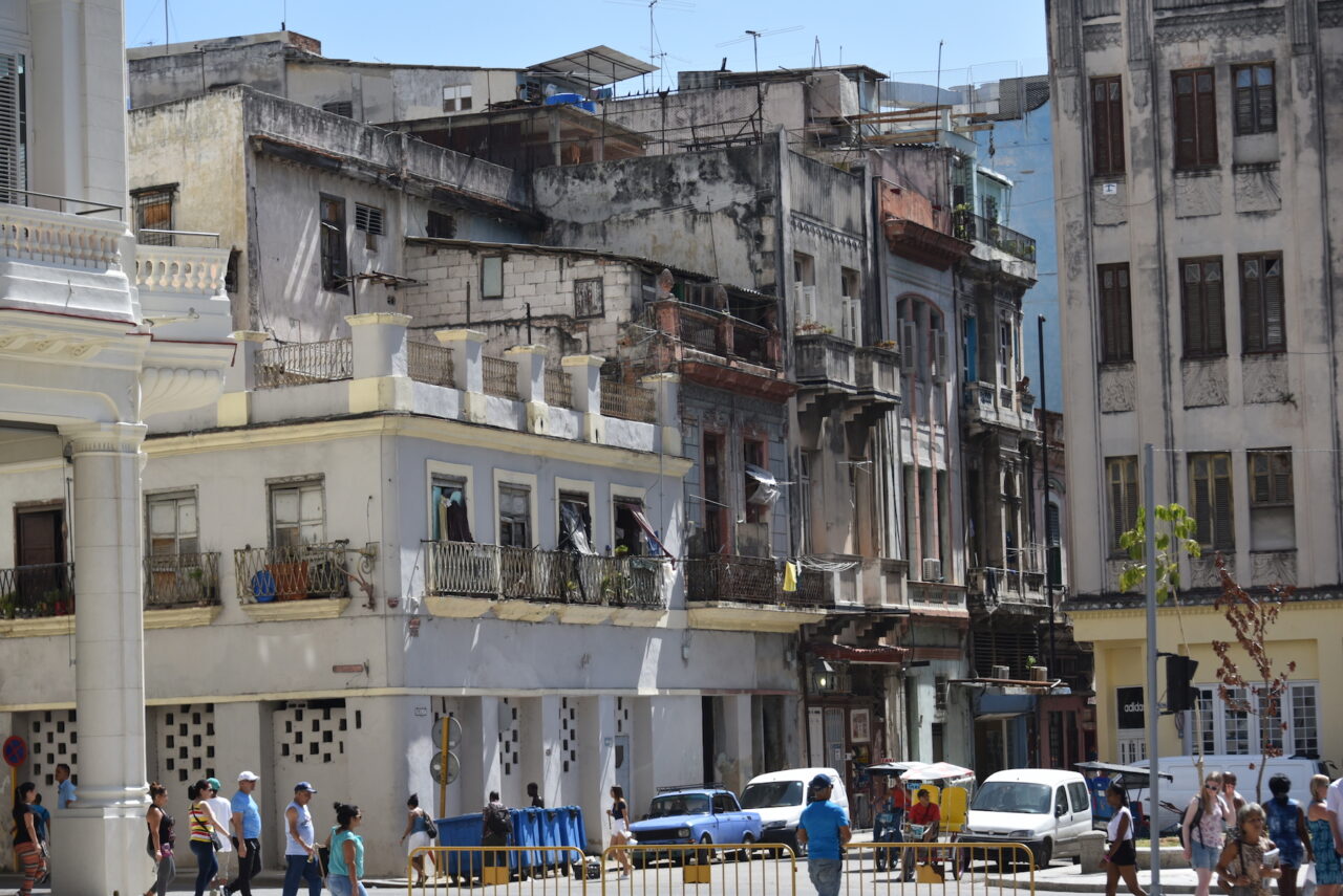 Dana Moody says about 90 percent of the buildings she saw In Havana were decaying.