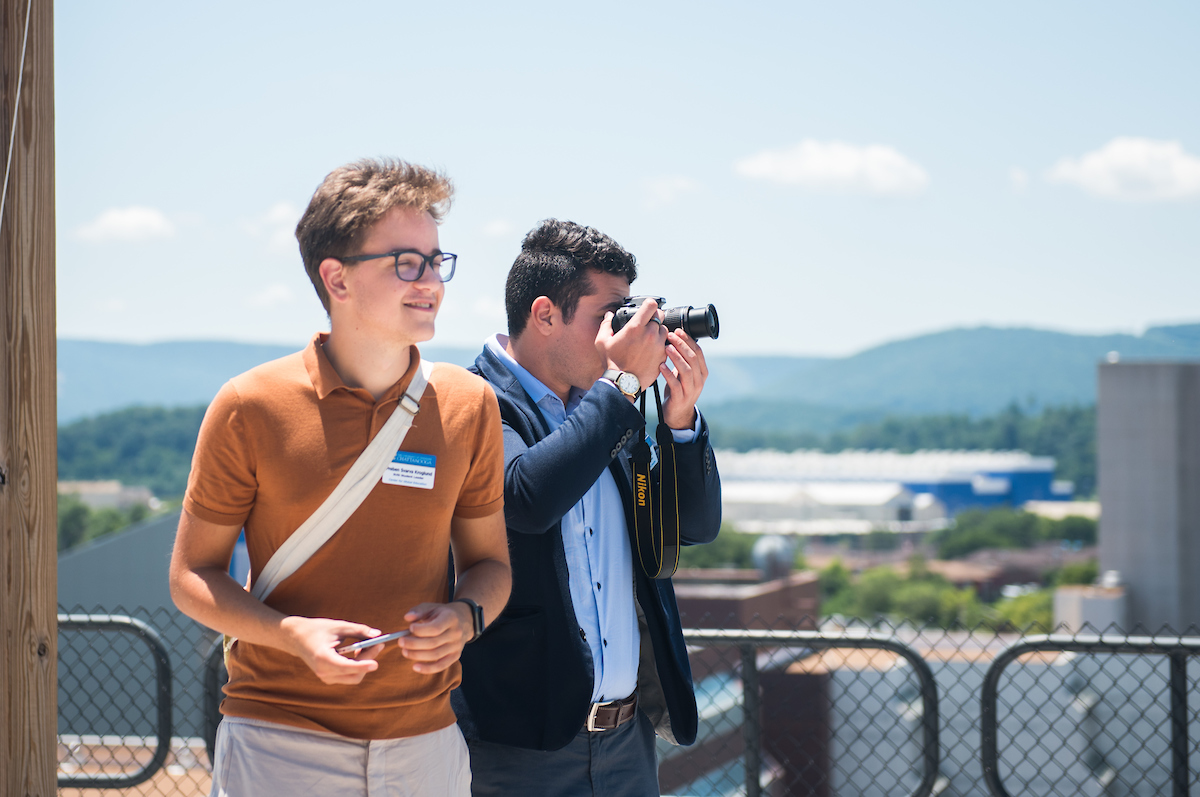 Students in the SUSI program visit CoLab Monday, July 9, 2018.