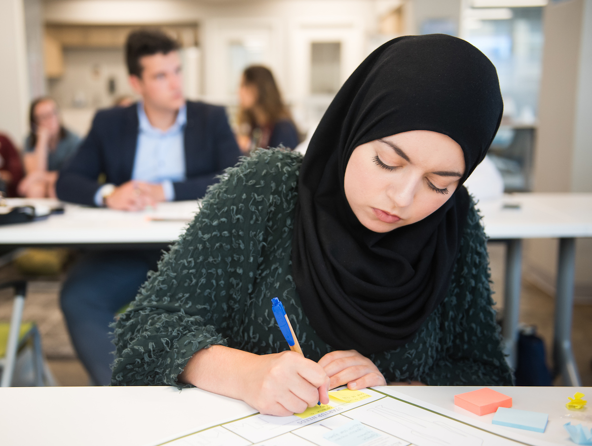 Students in the SUSI program visit CoLab Monday, July 9, 2018.