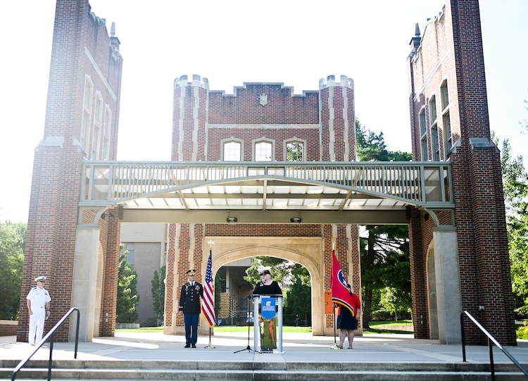 A ceremony honored the five servicemen killed in the 2015 terrorist attacks in Chattanooga.
