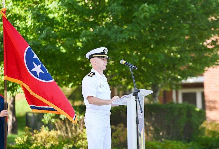 Navy Reserve Lt. Cmdr. P.J. Remillard