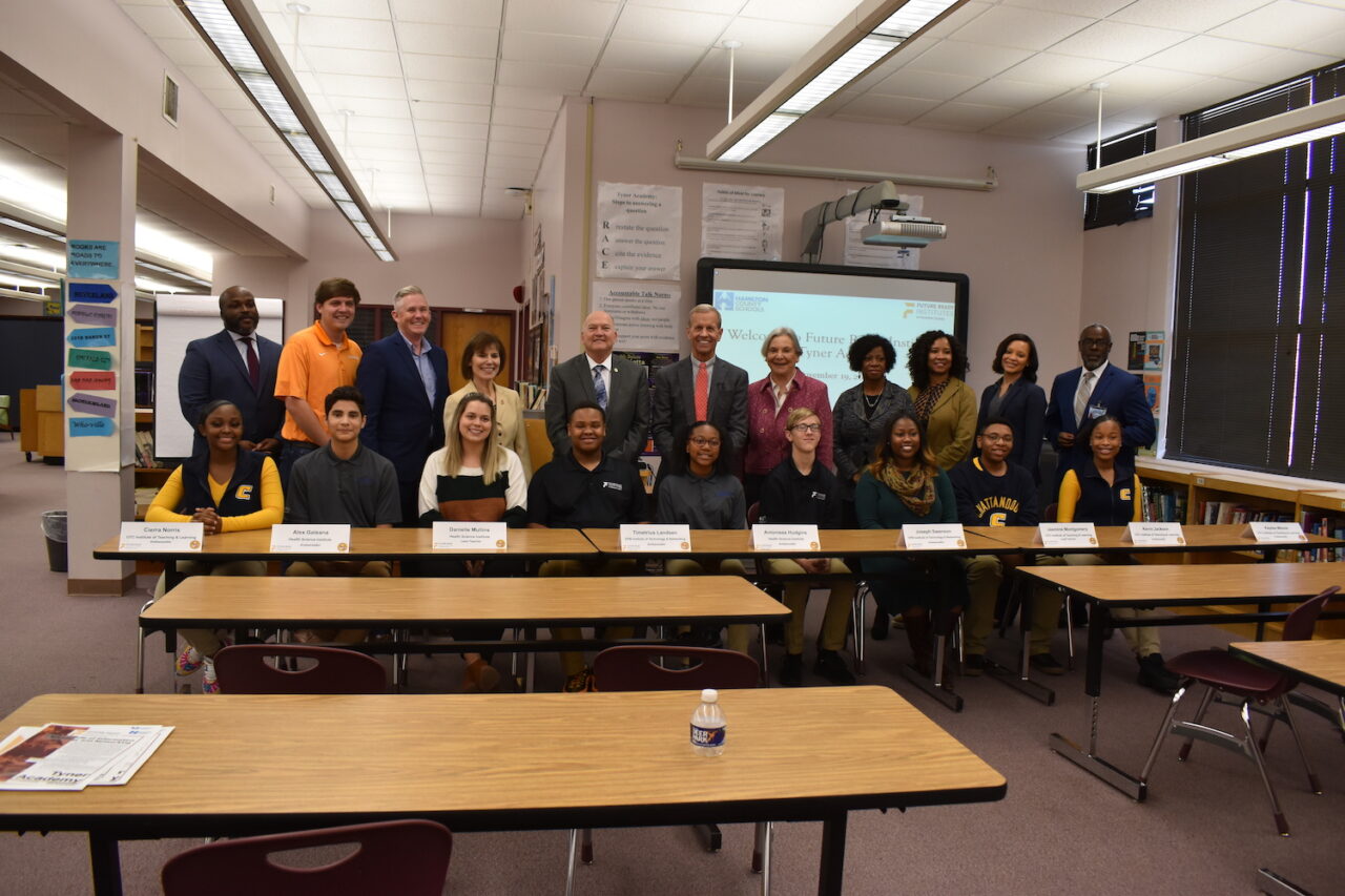 Students, teachers, administrators and others involved in Future Ready Institutes in Hamilton County Schools, including the UTC Teaching and Learning Institute at Tyner Academy.