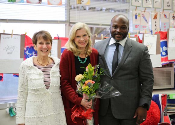 Michelle Bailey, center, was named a 2020 Teacher of the Year by Hamilton County Schools