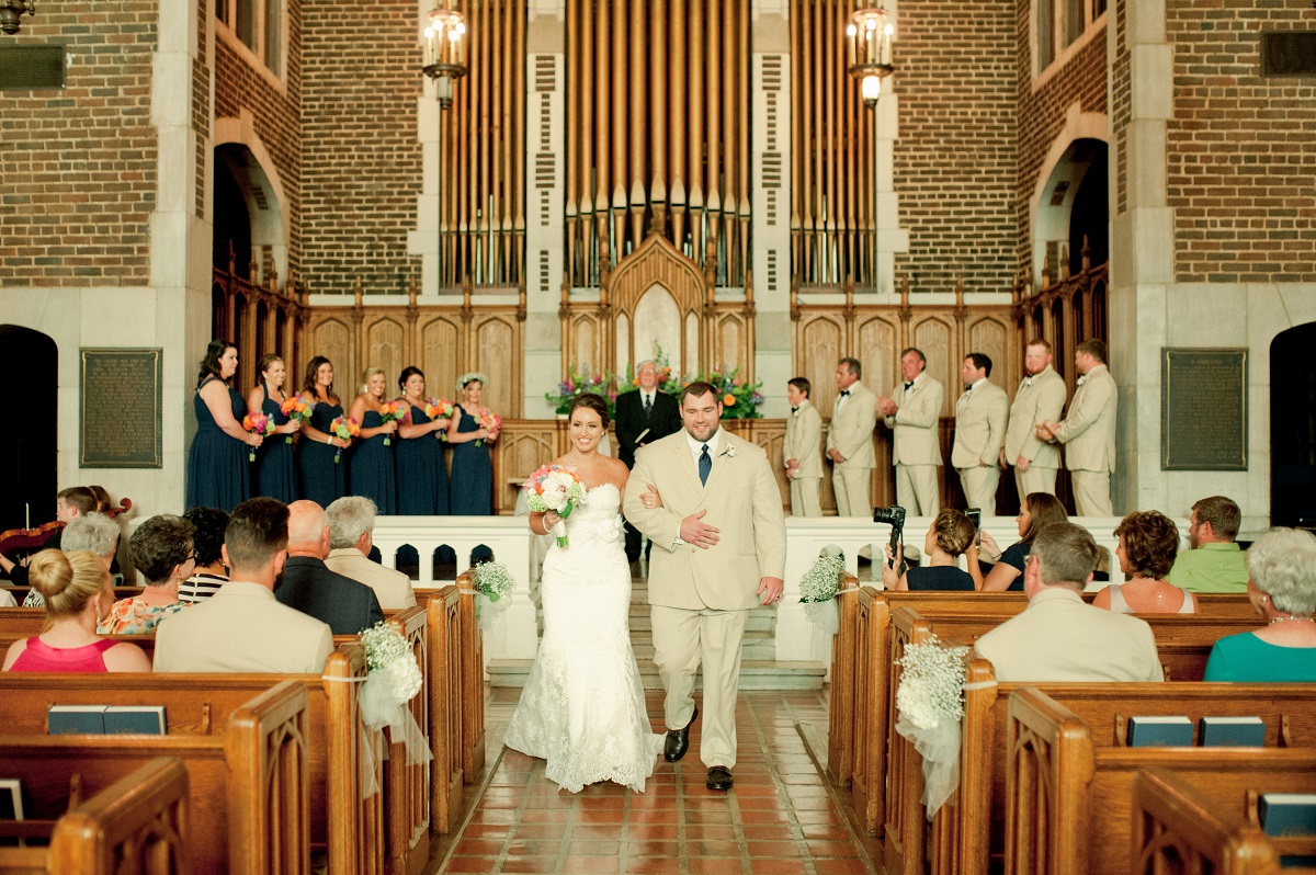 Wes and Jennifer got married at UTC's Patten Chapel in 2015.