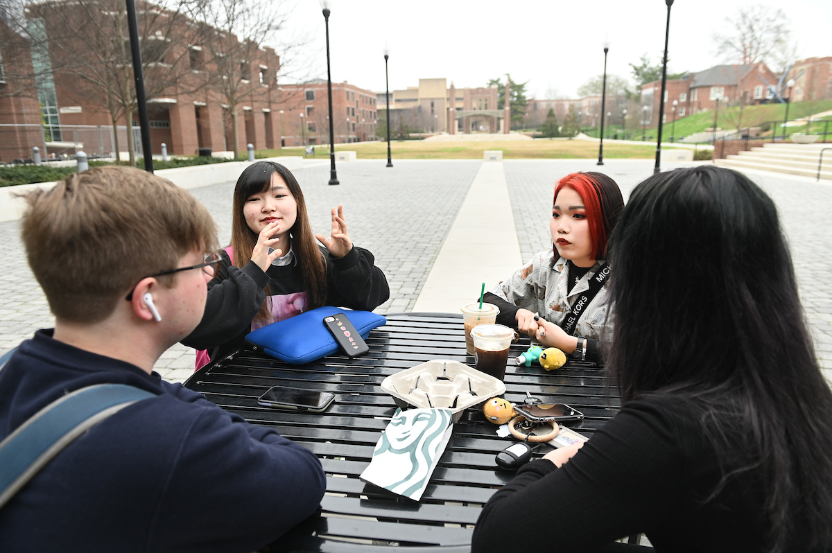 International students are allowed to stay in their residential housing units throughout spring semester.