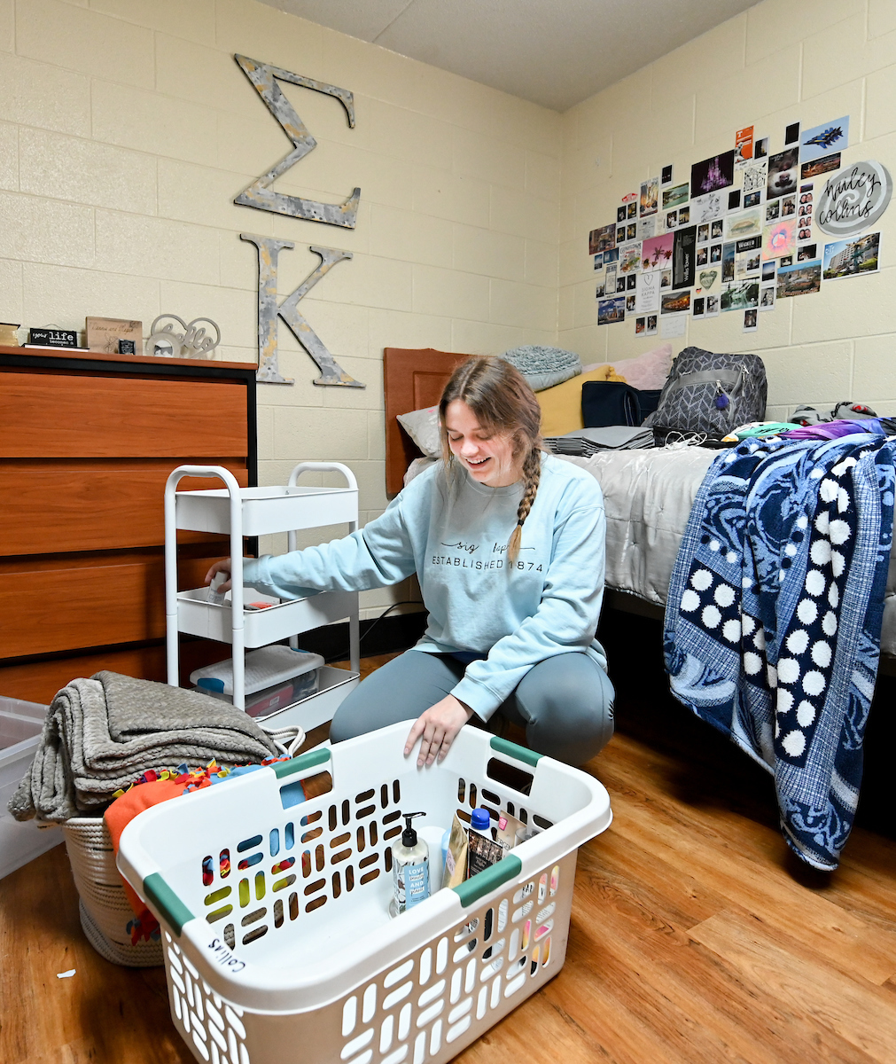 Students had to pack up their belongings and move out of their residential housing until the end of spring semester in April.