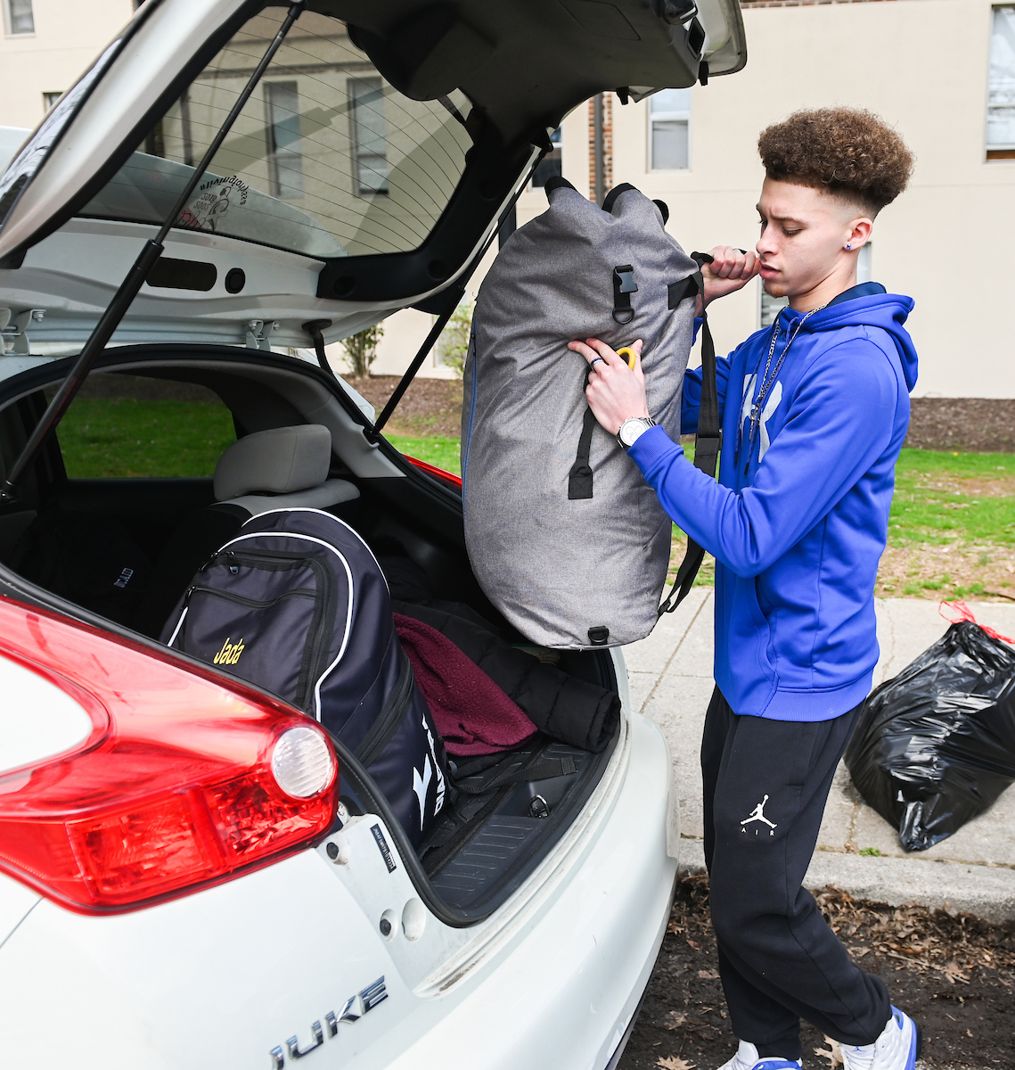 Kennon Kincaid had to temporarily move out of his residential housing and go back to his home in Maryville, Tenn.