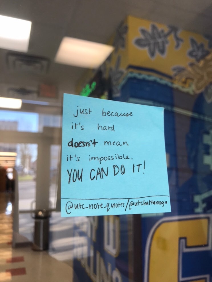 Just because it's hard doesn't mean it's impossible. You can do it!