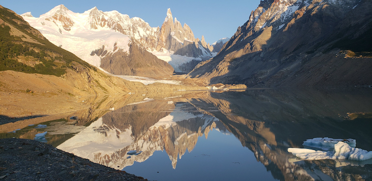 Cerro Torre is one of the mountains of the Southern Patagonian Ice Field in South America.