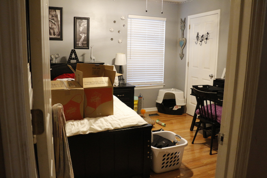 Moving boxes sit atop Alaura Robinson’s childhood bed in Madison, TN. They were everything she had to show for her three years at The University of Tennessee: Chattanooga.