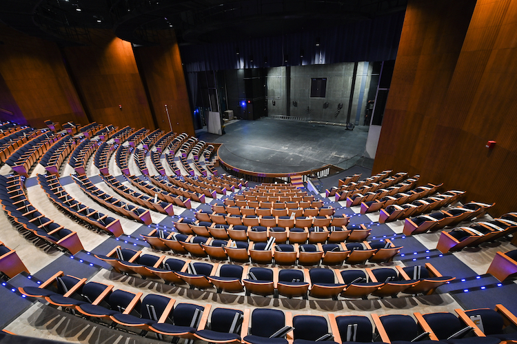 The Roland B. Hayes Concert Hall after remodeling.
