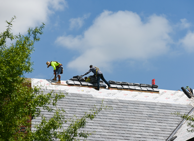 Roofing replacements have taken place at several campus buildings.