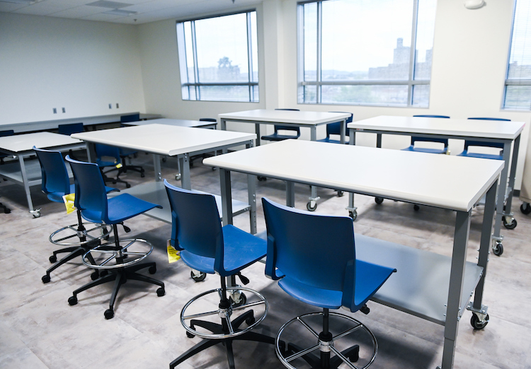 The Center for Innovation and Entrepreneurship is a new addition to the James R. Mapp Building.