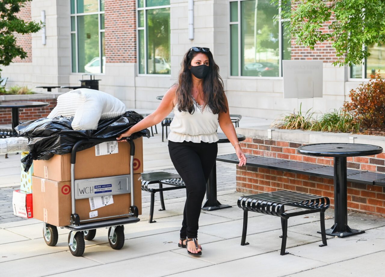 Shellie Peterson rented a Ford Expedition to move her daughter Isabella to UTC from Franklin, Tenn.
