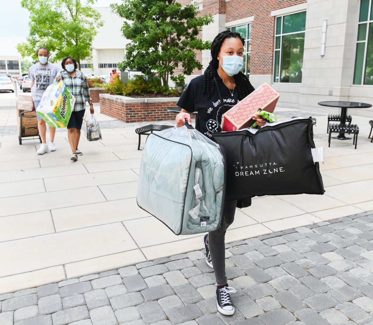 Gabriella Gloster from Mt. Juliet, Tenn., is a freshman moving into UTC housing.