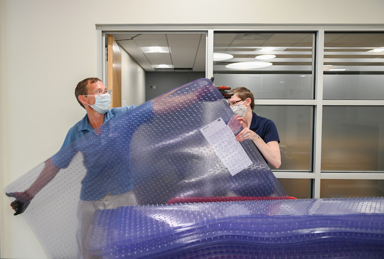 In late July, faculty and staff moved back into Fletcher Hall, home to the Gary W. Collins College of Business.
