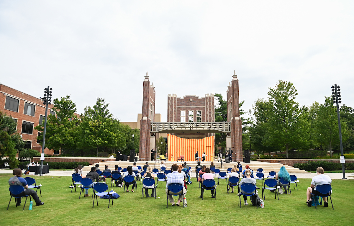 The Bald Soprano, Saturday, September 19, 2020 at Chamberlain Pavilion.