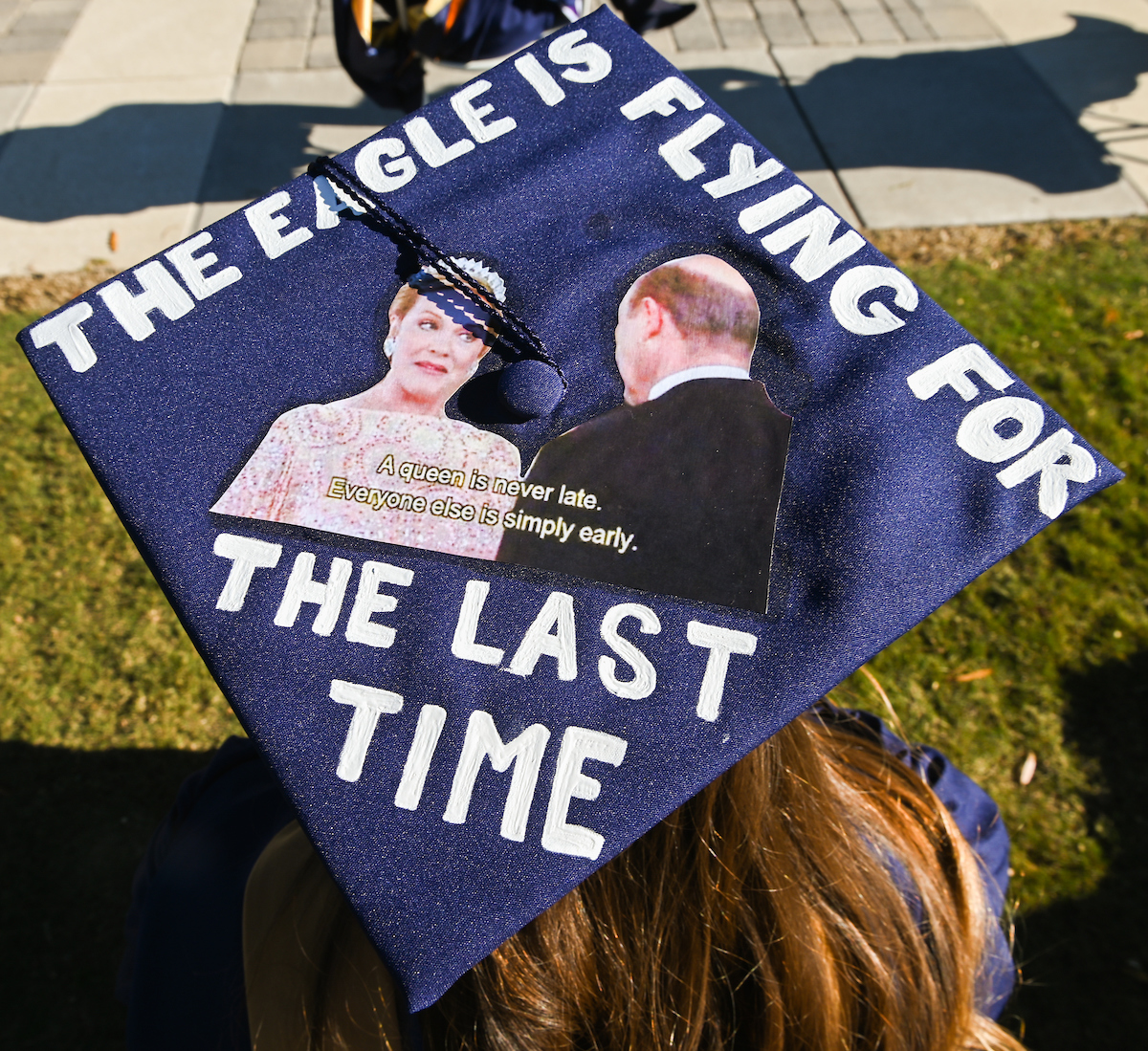 Graduate students participate in a commencement ceremony on Wednesday, Nov. 18, 2020.