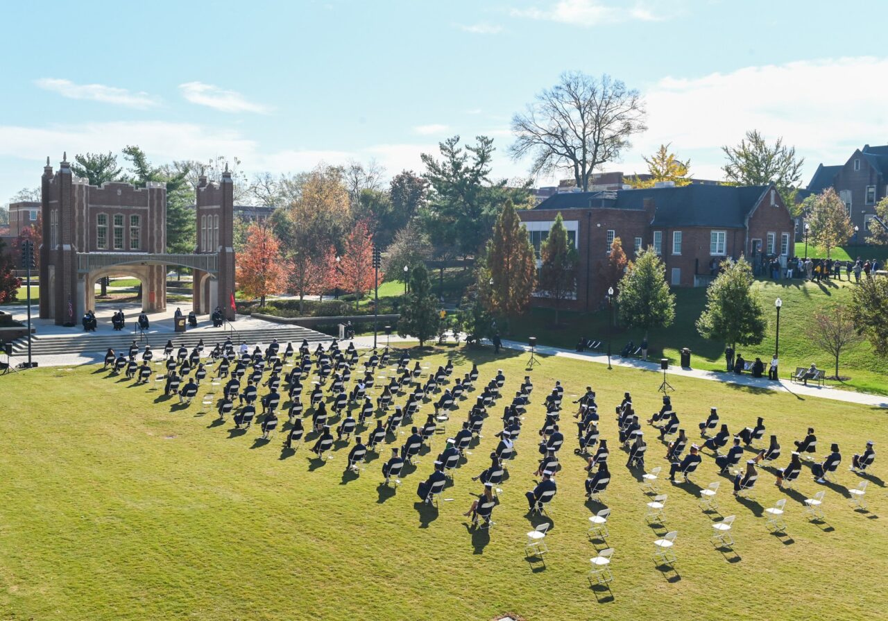 Commencent ceremonies for undergraduate students took place on Chamberlain Field on Friday, Nov. 2.