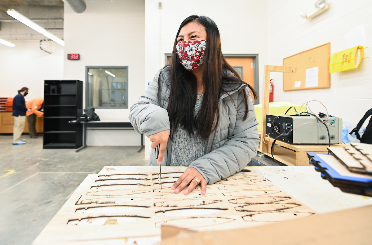 Interdisciplinary Design Project class taught by Trevor Elliott.