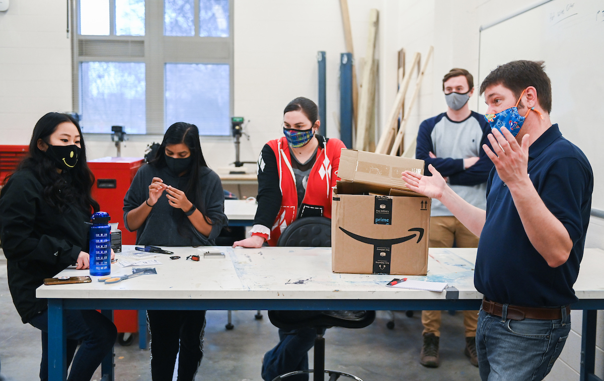 Interdisciplinary Design Project class taught by Trevor Elliott.