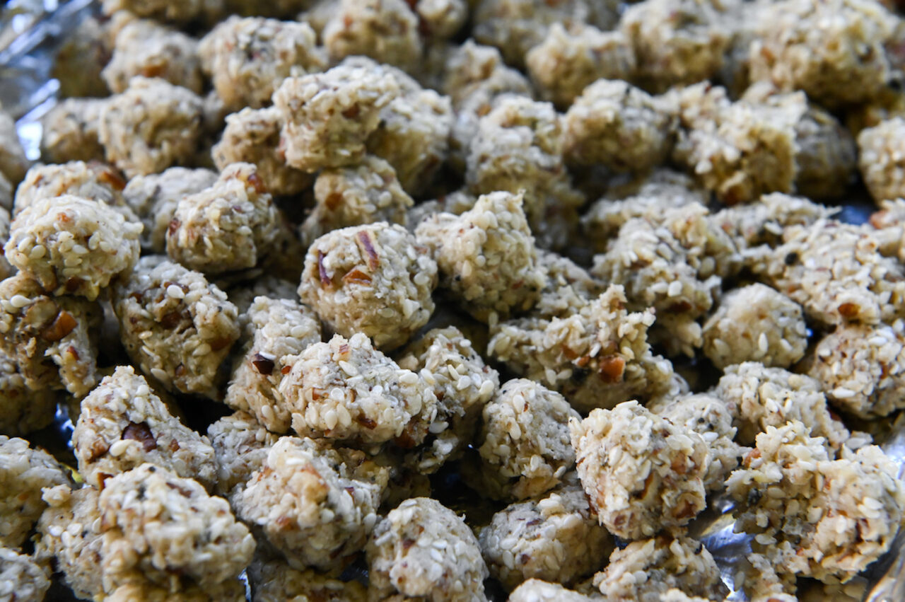 "Squirrel cakes" are made from pecans, alfalfa, sesame seeds and other ingredients.