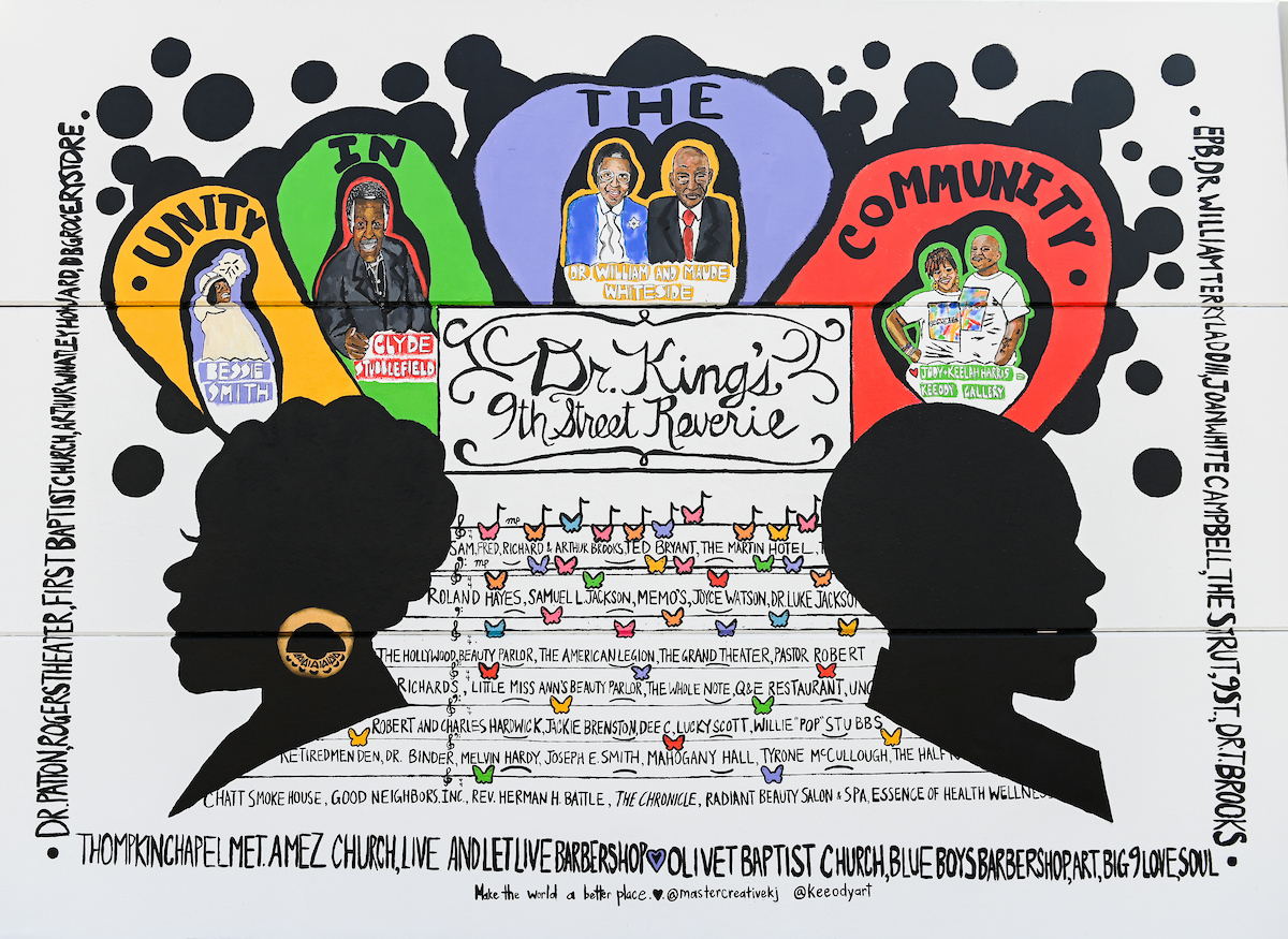 Keelah Jackson-Harris mural