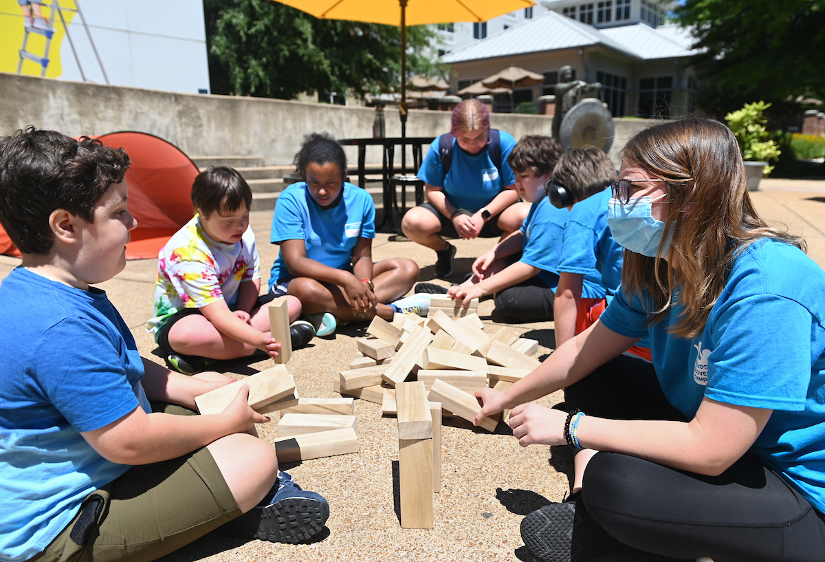 Friends Discovery Camp at the Creative Discovery Museum.