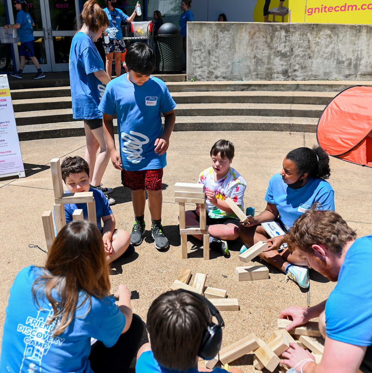 Friends Discovery Camp at the Creative Discovery Museum.