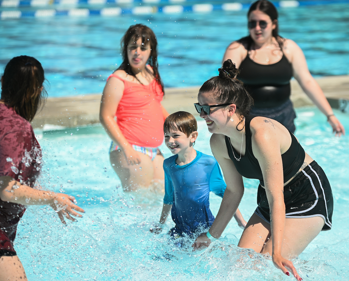 Friends Discovery Camp at the Warner Park Pool.
