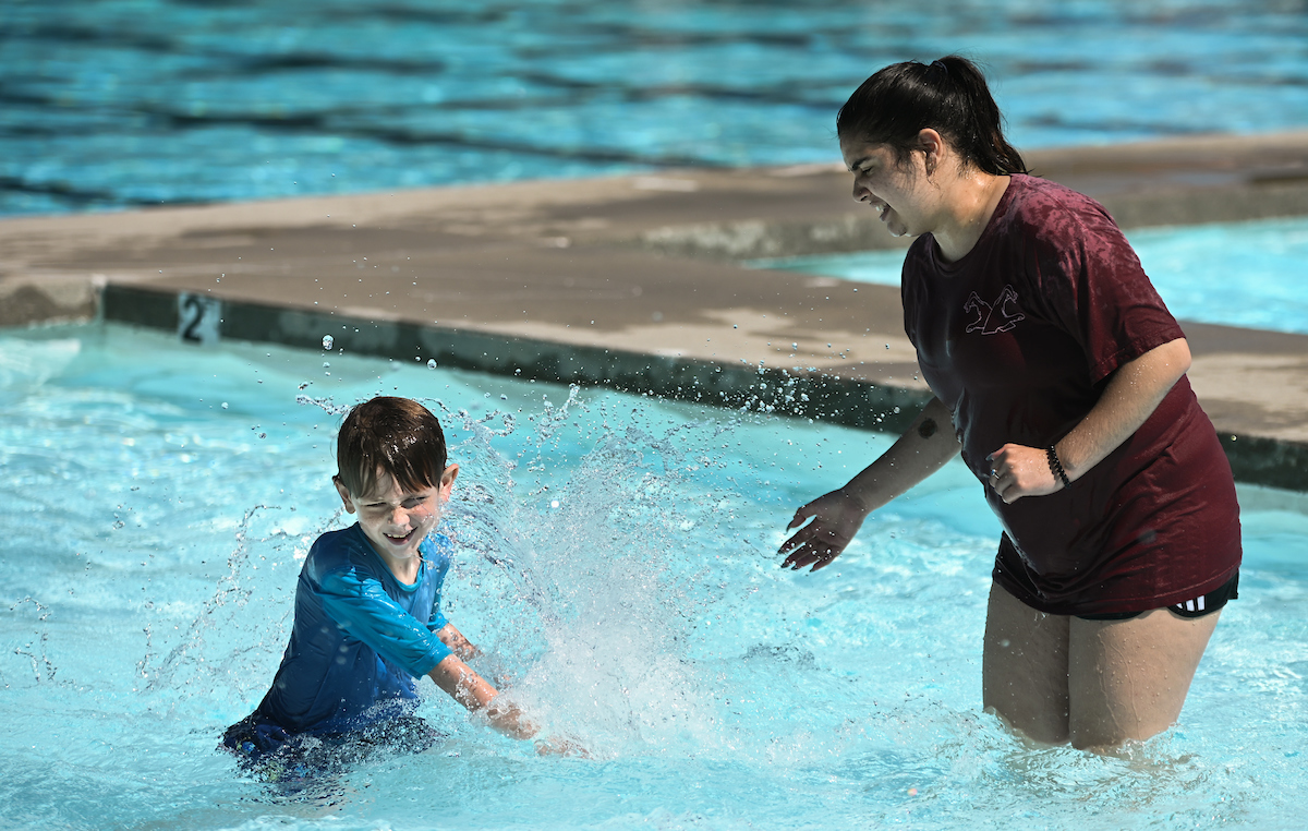Friends Discovery Camp at the Warner Park Pool.