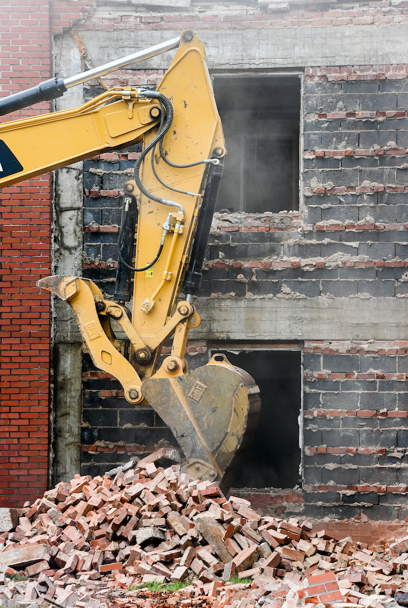 Work begins Monday, July 26 to demolish Frist Hall.