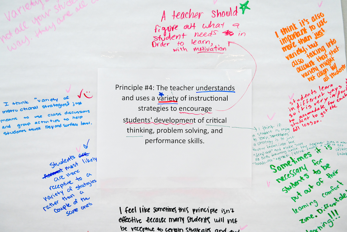 Teachings principles and reactions from participants in this summer's Governor's School at UTC.