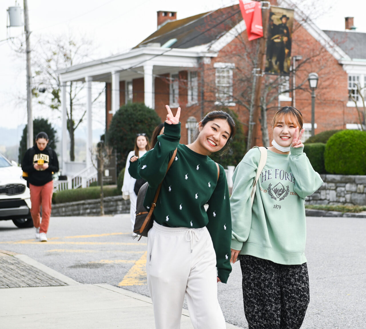ESL students from Japan visit Friday, March 11, 2022 at the Hunter Museum of American Art.