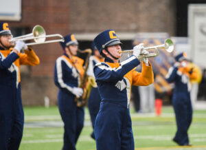 Tizzy Smith is a member of numerous UTC music groups, including the Marching Mocs.