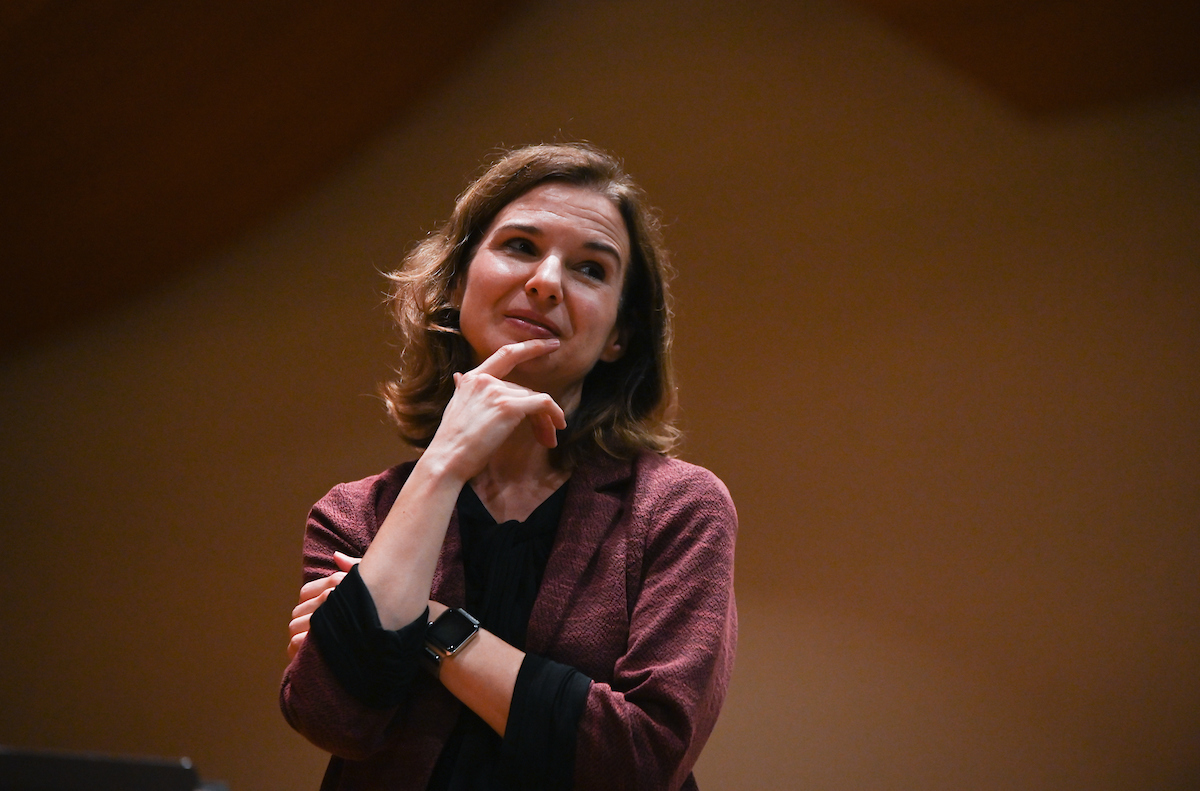 Singing Mocs Director Alison Allerton