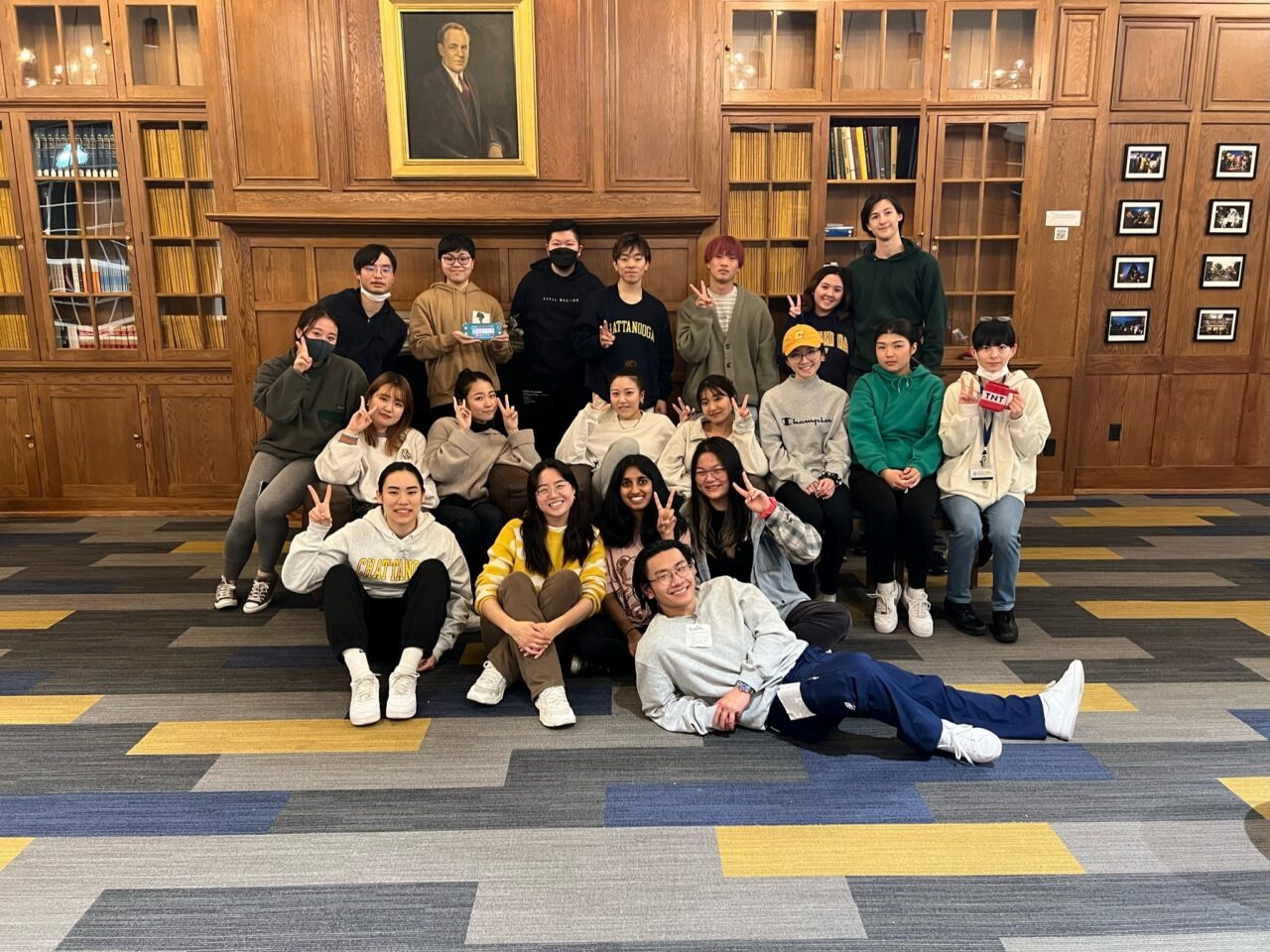 The ASA has assisted international students in acclimating to UTC, including hosting a Game Night at Guerry Center with Japanese students from J.F. Oberlin University in Tokyo.. Photo provided by Suhani Patel.