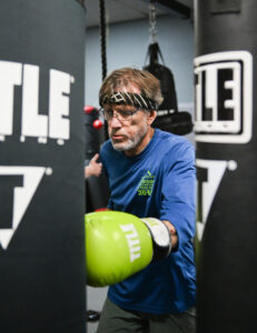 Nick Honerkamp at Rock Steady Boxing Chattanooga.