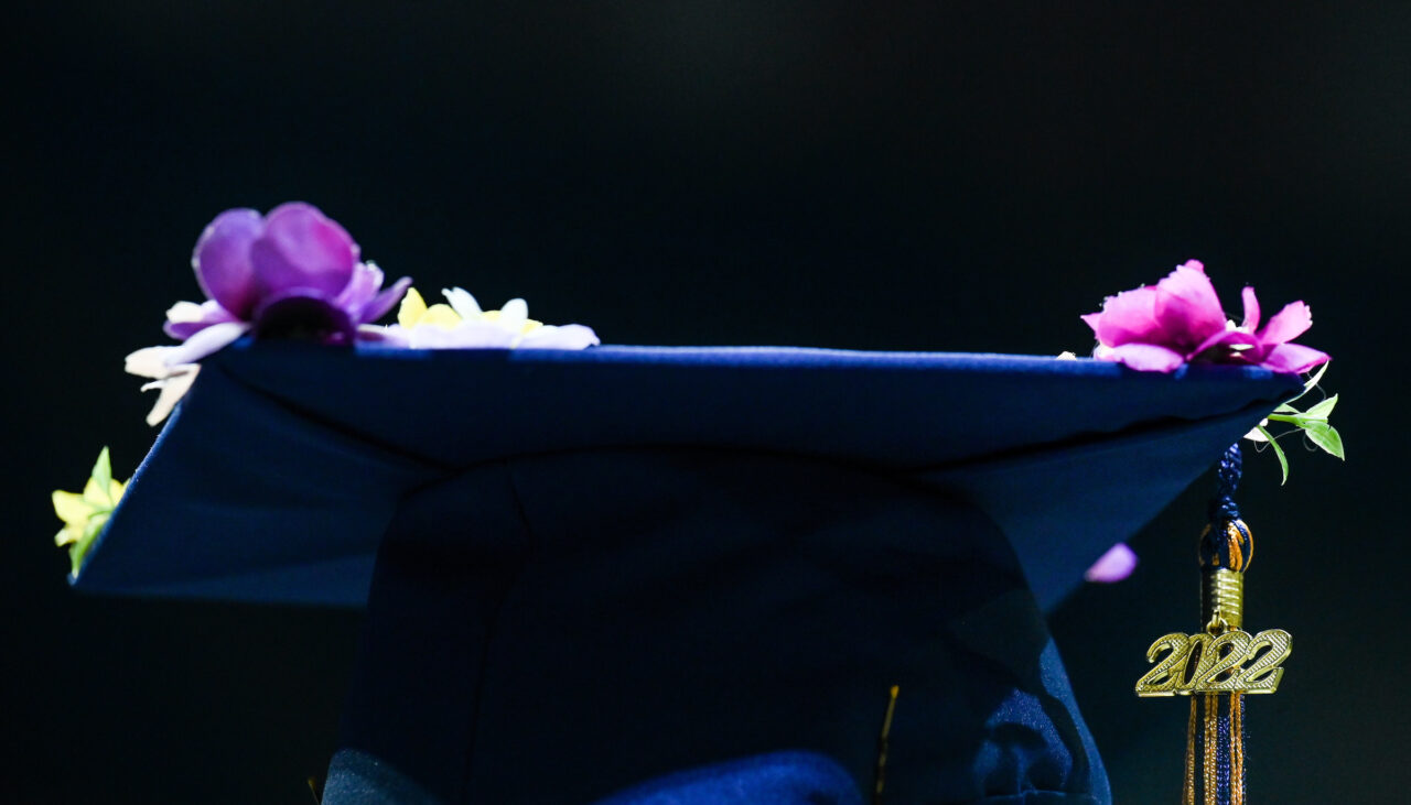 Graduate school graduation, Friday, May 6, 2022 in McKenzie Arena.