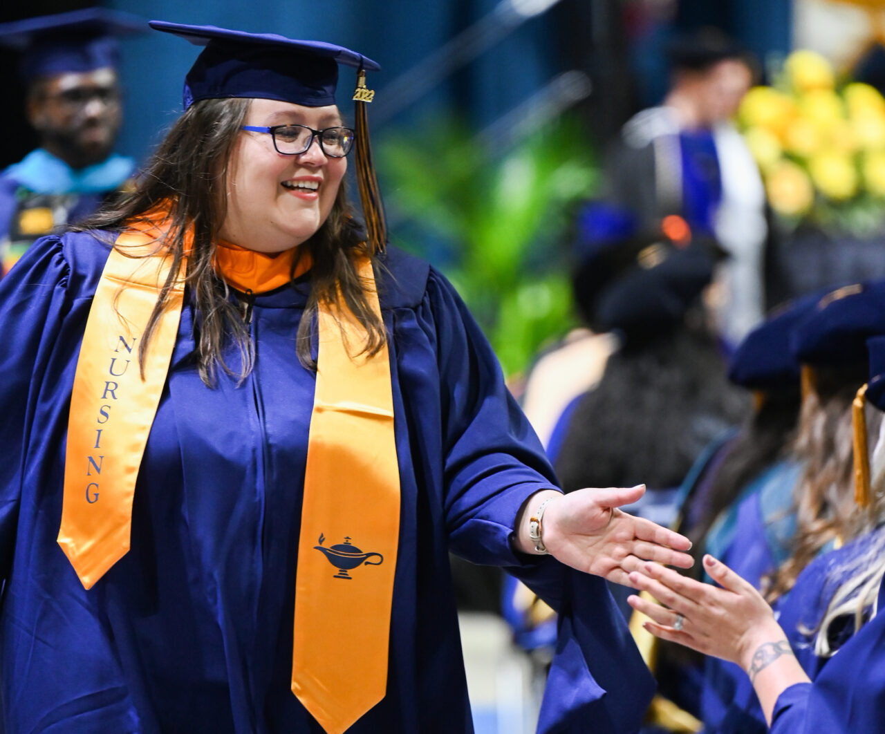 Graduate school graduation, Friday, May 6, 2022 in McKenzie Arena.