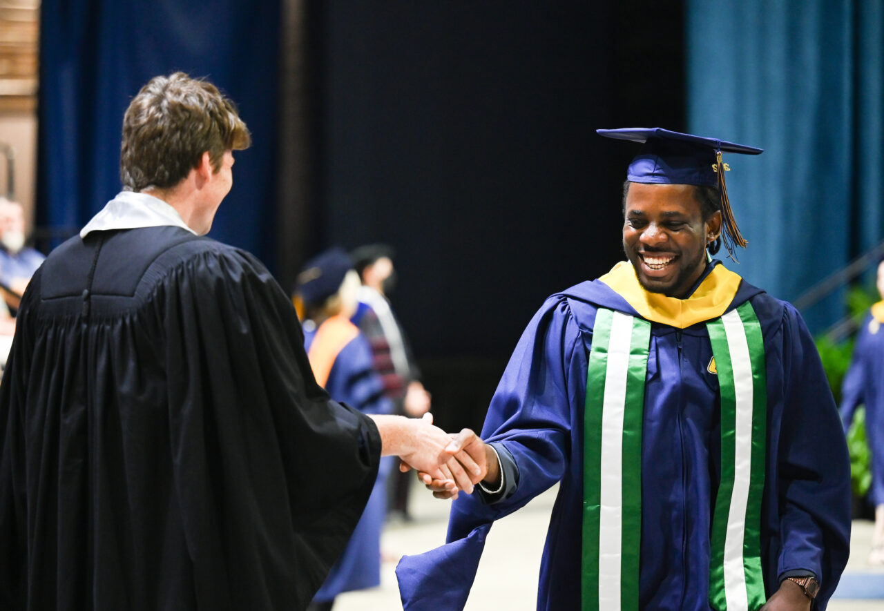 Graduate school graduation, Friday, May 6, 2022 in McKenzie Arena.