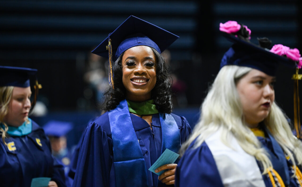 Graduate school graduation, Friday, May 6, 2022 in McKenzie Arena.