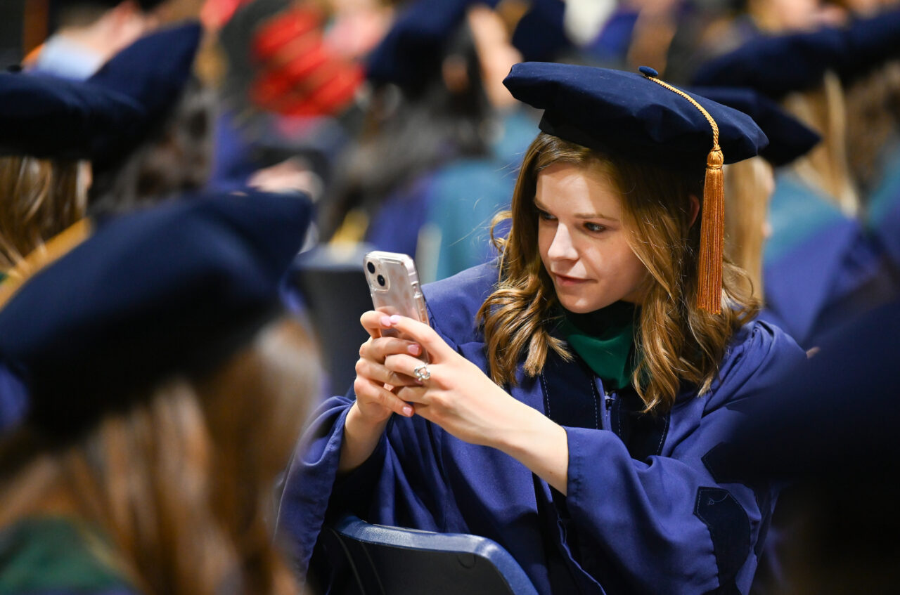 Graduate school graduation, Friday, May 6, 2022 in McKenzie Arena.