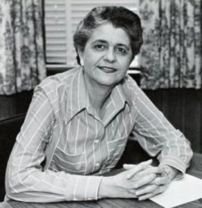Jane Harbaugh in the 1977 Moccasin Yearbook, courtesy of the University of Tennessee at Chattanooga Special Collections