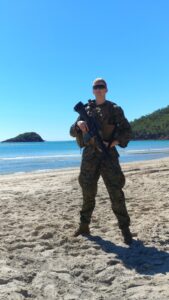 Matthew Lewis was a U.S. Navy corpsman—an enlisted sailor with formal medical training—before coming to UTC.