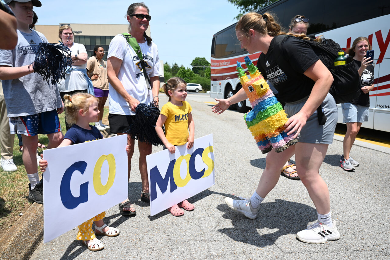 The Chattanooga Mocs softball team leaves Wednesday, May 18, 2022 for Tuscaloosa, Ala., where they will play in the NCAA Tournament.